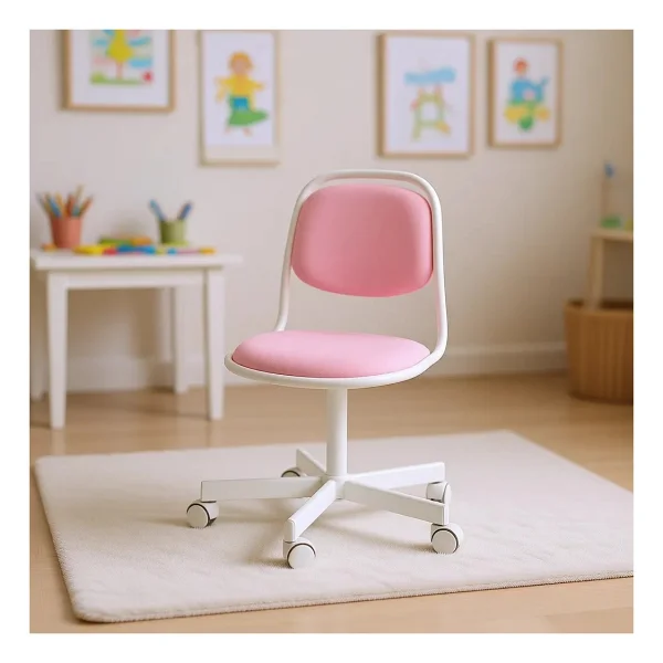 Ikea Örfjall Pembe Çocuk Çalışma Sandalyesi - Görsel 8