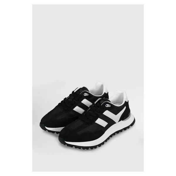 Lufian Arthur Siyah Erkek Sneaker - Görsel 3