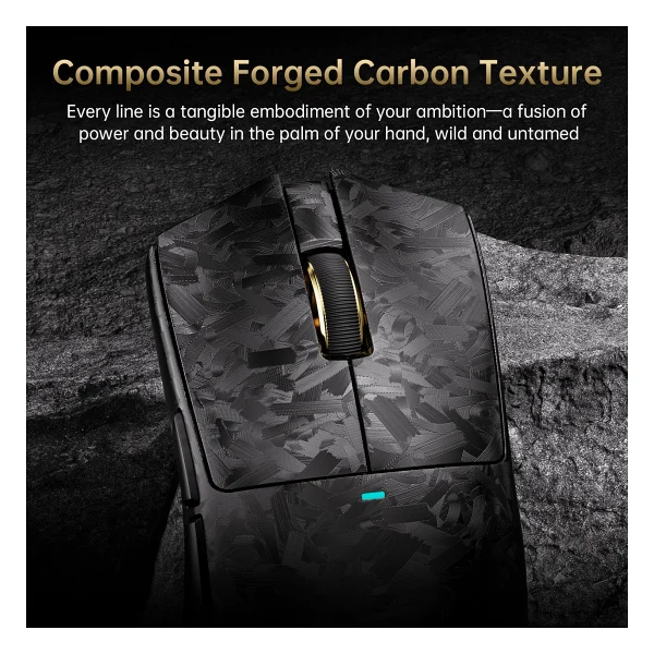 Attack Shark X11 Ultra Carbon Fiber Kırmızı Şarjlı Makrolu Ergonomik Optik Kablolu/Kablosuz Oyuncu Mouse - Görsel 7