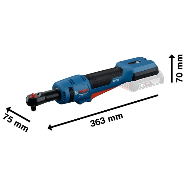 Bosch Grc 18v-60 Çift Akülü 5 Ah Darbeli Somun Sıkma Makinesi - Görsel 2