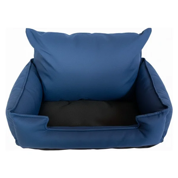 Brt Pet Kedi Yatağı 60x45 Cm Yıkanabilir Küçük Irk Köpekler Için Rahat Kullanım - Mavi - Görsel 3