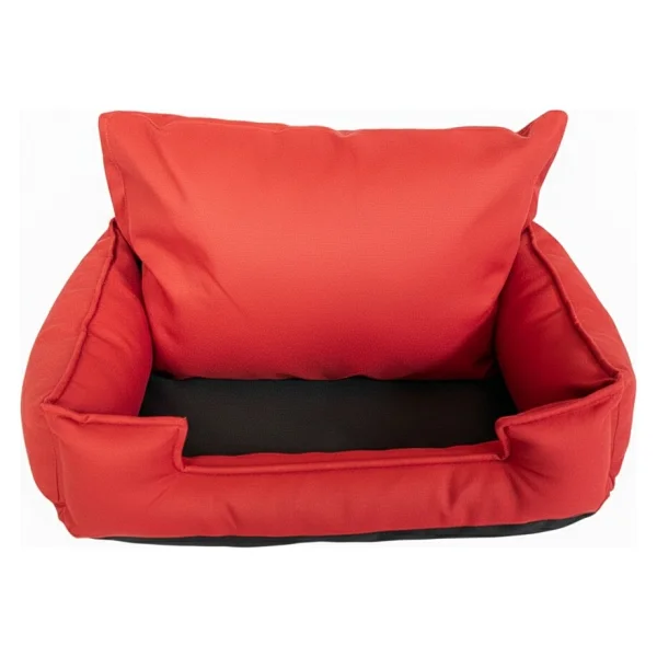 Brt Pet Kedi Yatağı 60x45 Cm Yıkanabilir Küçük Irk Köpekler Için Rahat Kullanım - Kırmızı - Görsel 5