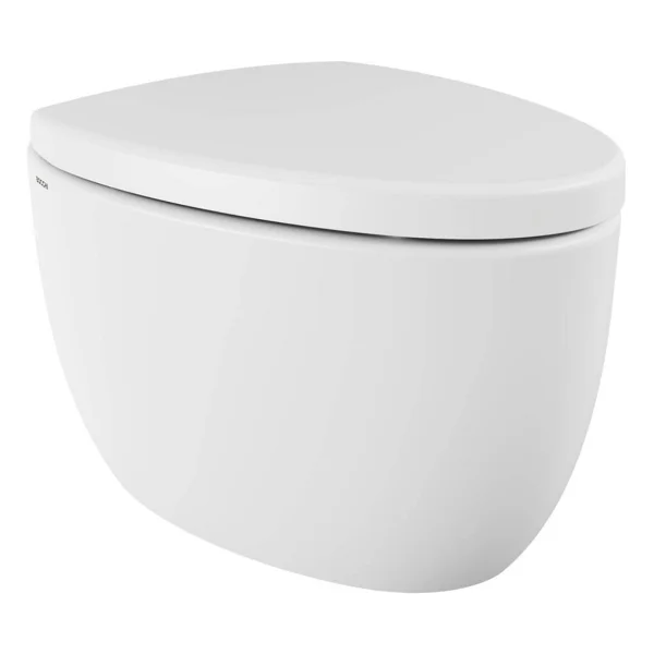 Bocchı Bocchi - Etna Rimless Kanalsız Asma Klozet Parlak Beyaz, Kapak Hariç - 1685-001-0128 - Görsel 4