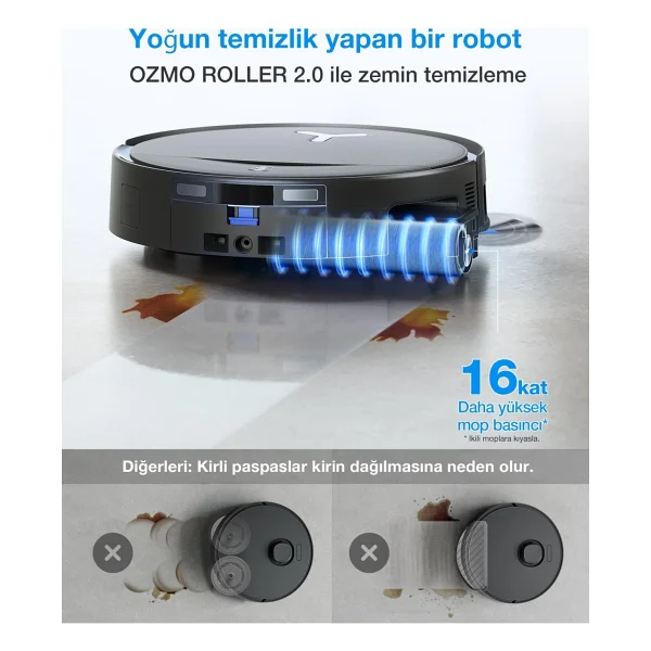 Ecovacs Deebot T80s Omni Çöp İstasyonlu Akıllı Robot Süpürge - Görsel 2