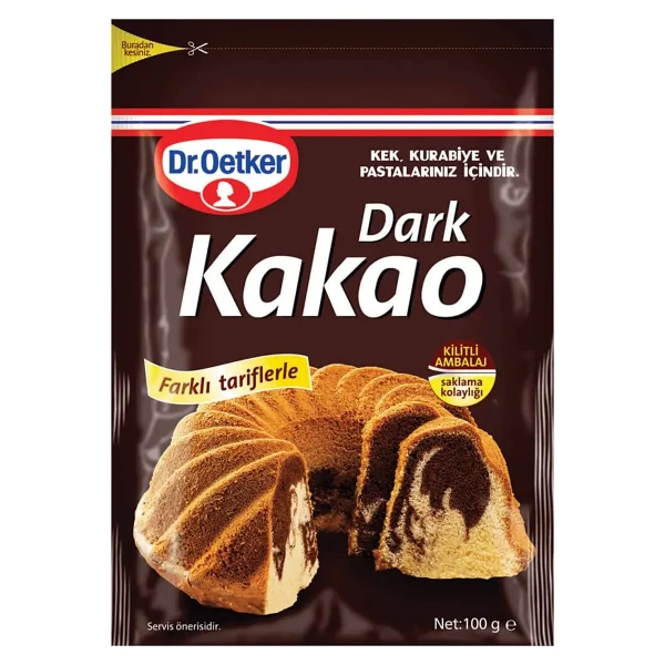 Dr. Oetker 100 Gr Dark Kakao - Görsel 2