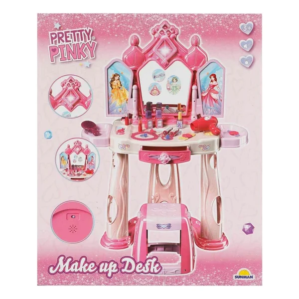 Pretty Pinky Işıklı Ve Sesli Makyaj Masası 4270 - Görsel 6
