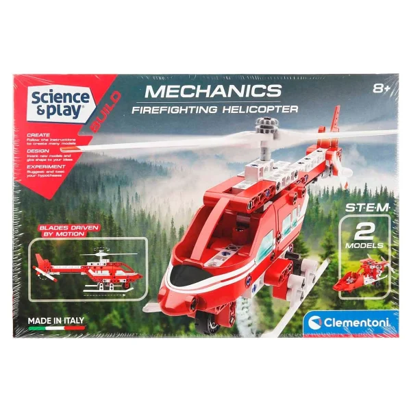 Clementoni Mekanik Laboratuvarı Firefighting Helikopter 75075 - Görsel 5