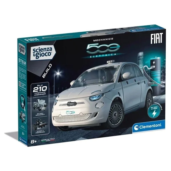 Clementoni Mekanik Laboratuvarı Fiat 500 Elektrikli Araba 75085tr - Görsel 5