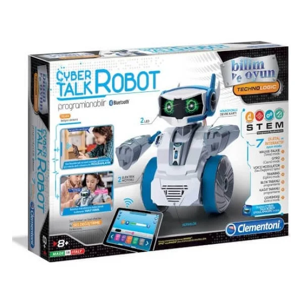 Clementoni Robotik Laboratuvarı Cyber Talk Robot 64447 - Görsel 3
