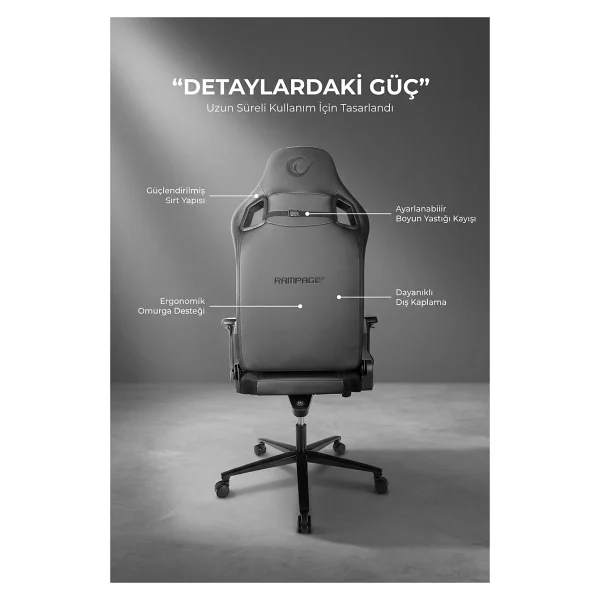 Rampage Cerberus Deri Oyuncu Koltuğu - Görsel 7
