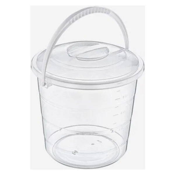 Smartware Kapaklı Kova 20 Litre Şeffaf - Görsel 2