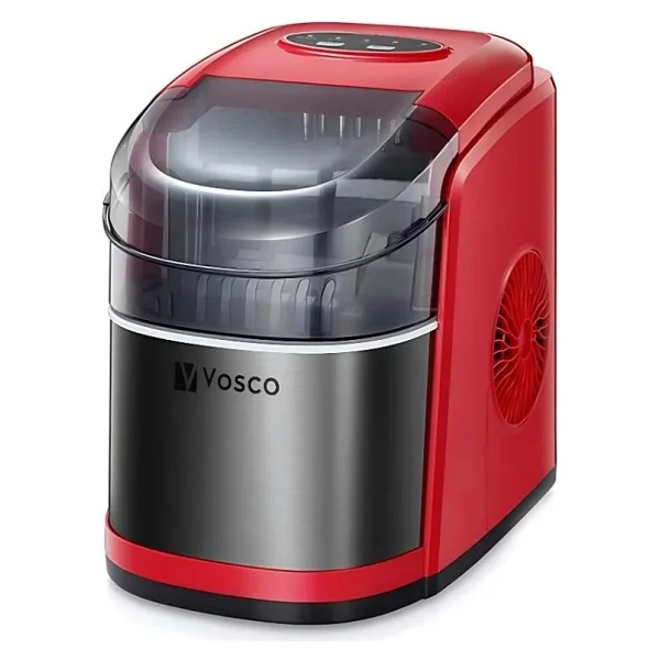 Vosco Set Üstü Buz Makinesi 12 Kg Kırmızı Buz Makinesi - Görsel 9