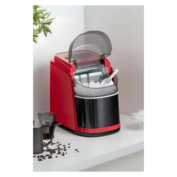 Vosco Set Üstü Buz Makinesi 12 Kg Kırmızı Buz Makinesi - Görsel 10