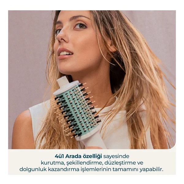 Cecotec Ceramiccare Allin1 Saç Düzleştirici Fırça - Görsel 4