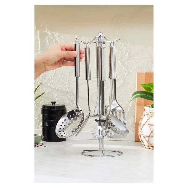 Karaca Apricot Chef 7 Parça Standlı Servis Seti - Görsel 6
