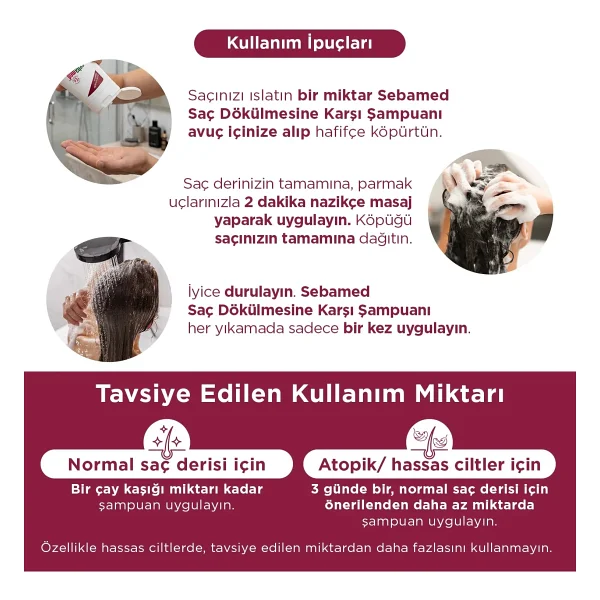Sebamed 1000 Ml Saç Dökülmesine Karşı Şampuan - Görsel 5