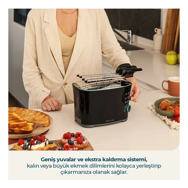 Cecotec Toast Taste Double B 650 W Ekmek Kızartma Makinesi - Görsel 3
