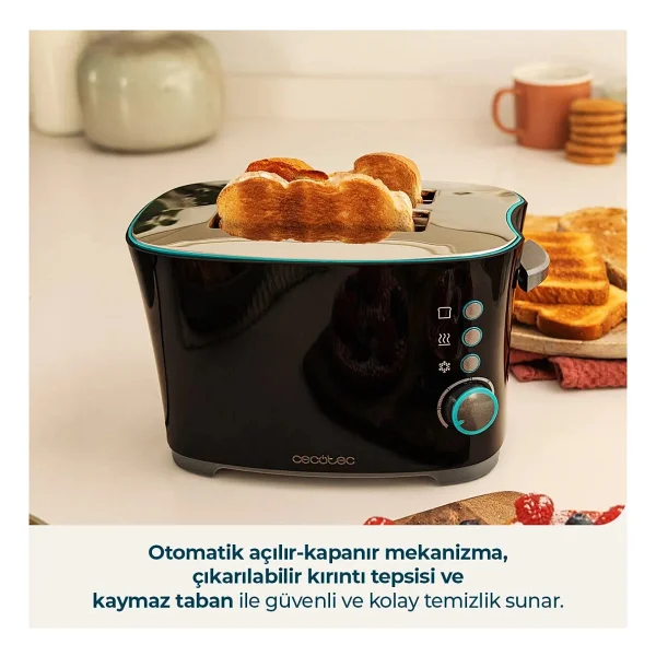 Cecotec Toast Taste Double B 650 W Ekmek Kızartma Makinesi - Görsel 4