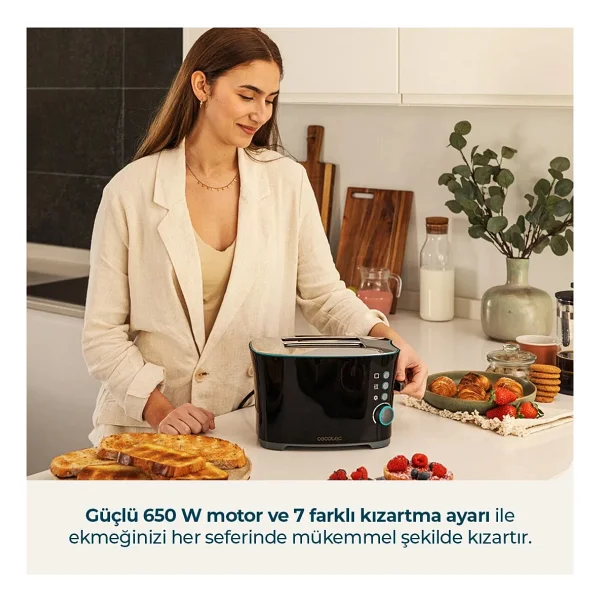 Cecotec Toast Taste Double B 650 W Ekmek Kızartma Makinesi - Görsel 5