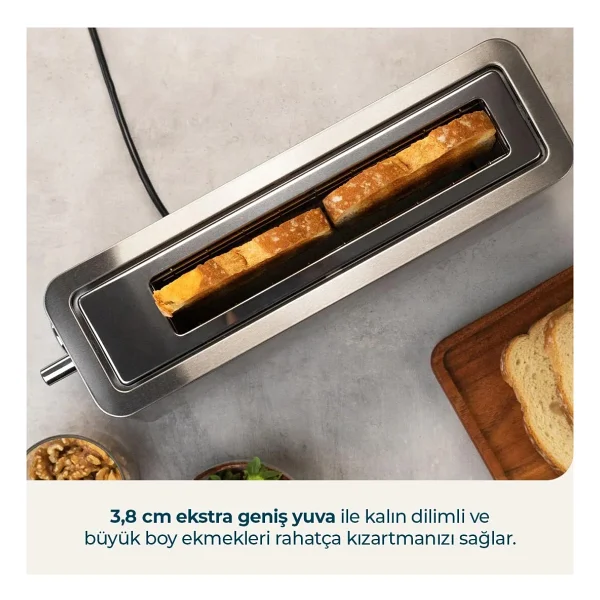Cecotec Bigtoast Extra 1100 W Ekmek Kızartma Makinesi - Görsel 3