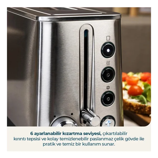 Cecotec Bigtoast Extra 1100 W Ekmek Kızartma Makinesi - Görsel 5