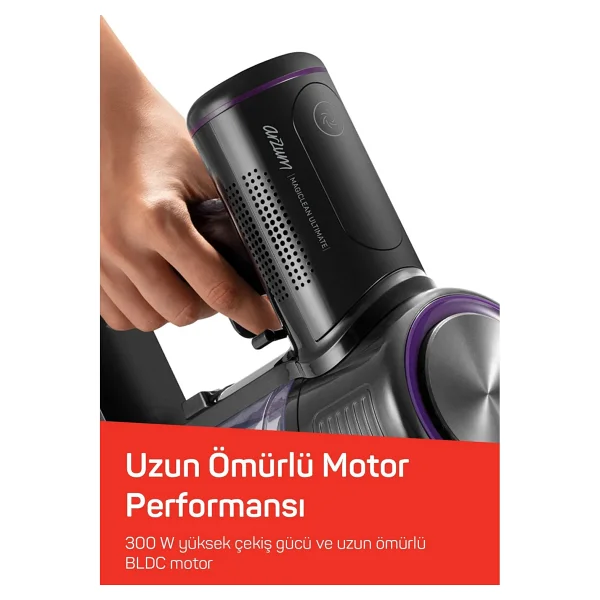 Arzum Magiclean Ultimate AR4206-M Şarjlı Dikey Süpürge - Görsel 10