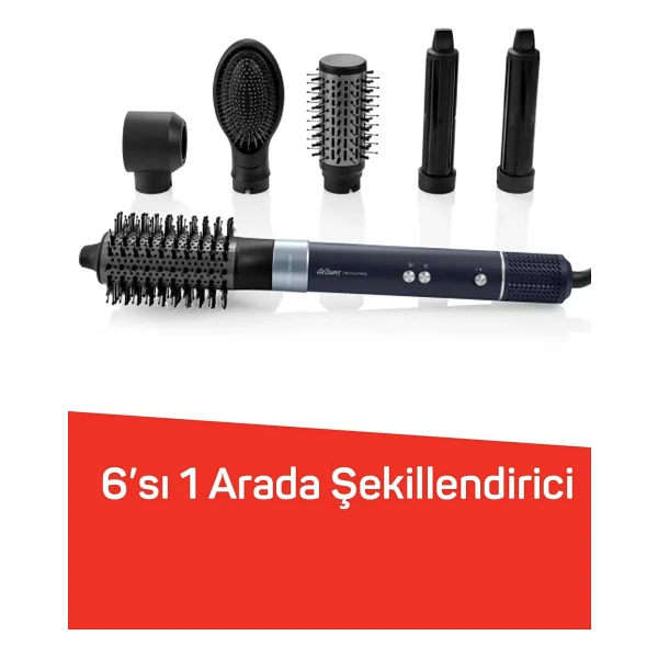 Arzum Ar5166 Revolution 6in1 Saç Şekillendirme Seti - Görsel 6
