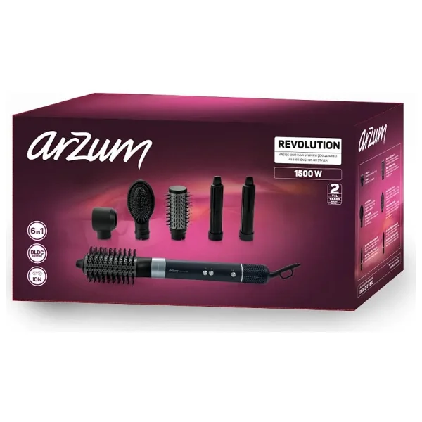Arzum Ar5166 Revolution 6in1 Saç Şekillendirme Seti - Görsel 10