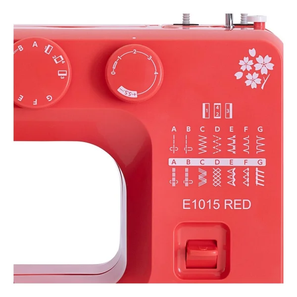 Janome E1015 Kırmızı Dikiş Makinesi - Görsel 2