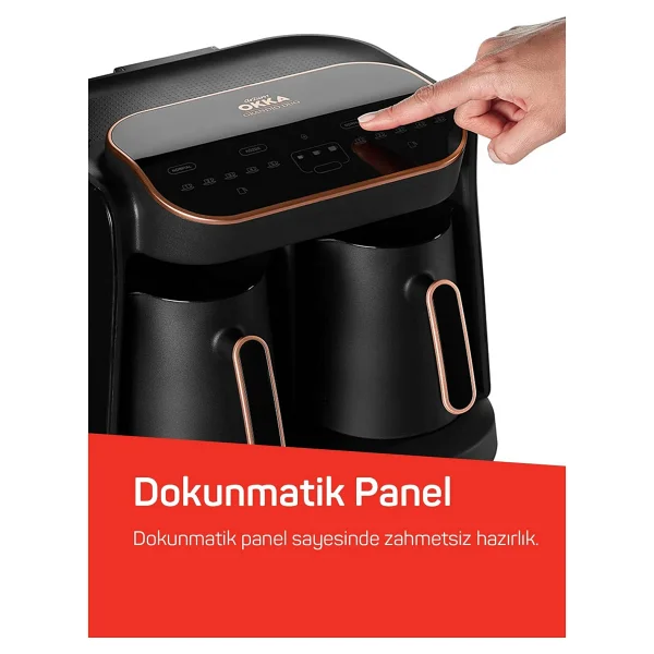 Arzum Okka Grandio Duo Ok007-B Bakır İkili Türk Kahvesi Makinesi - Görsel 4