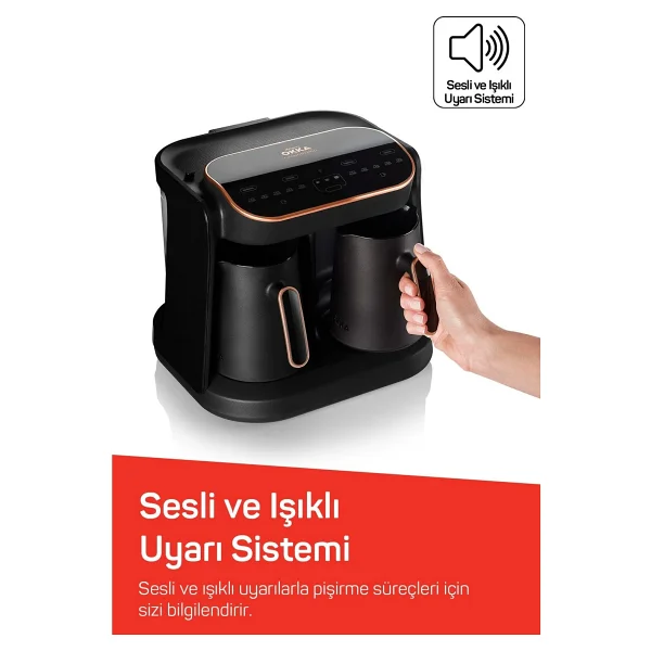 Arzum Okka Grandio Duo Ok007-B Bakır İkili Türk Kahvesi Makinesi - Görsel 7