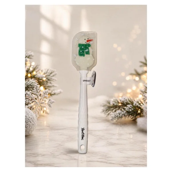 Tantitoni Silikonspatula 25.5cm Beyaz Kardan Adamlı - Görsel 2