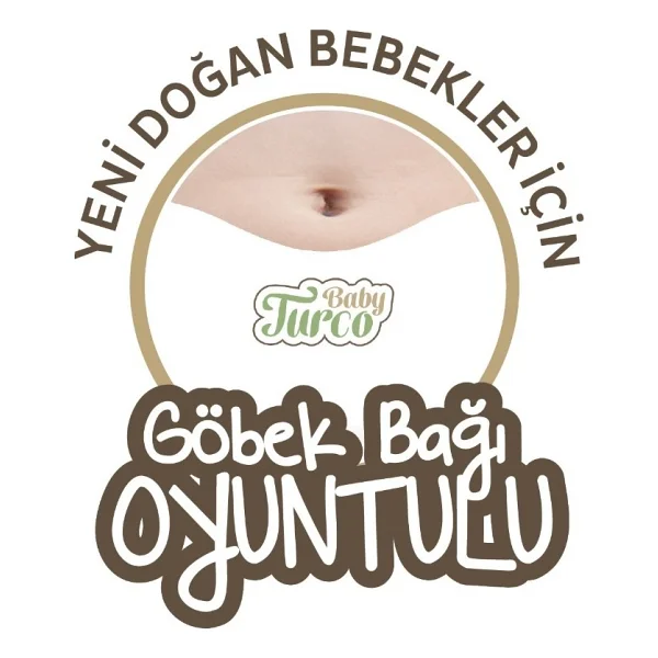 Baby Turco Doğadan Pofuduk 1 Numara Yenidoğan 50'li 3 Adet Bebek Bezi - Görsel 3
