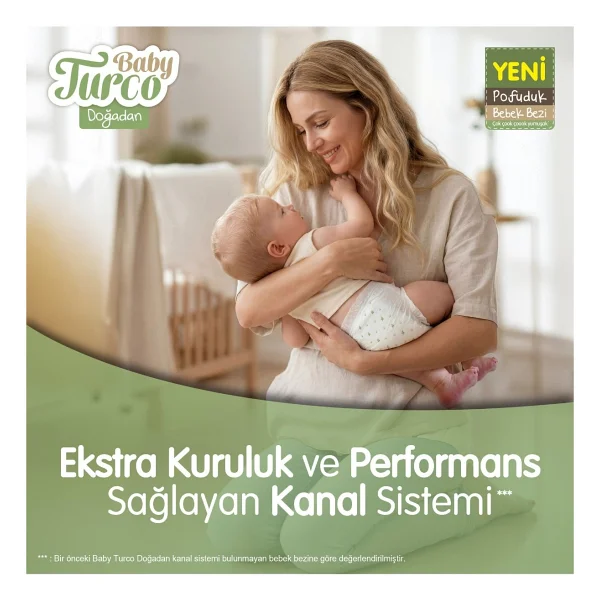 Baby Turco Doğadan Pofuduk 5 Numara Junior 78'li 3 Adet Külot Bez - Görsel 4
