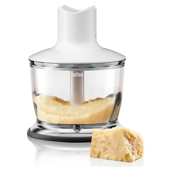 Braun Multiquick 3 Mq3125b El Blender Seti 750w Beyaz Paslanmaz Çelik Blender Doğrayıcı Çırpıcı Ölçü Kabı - Görsel 6