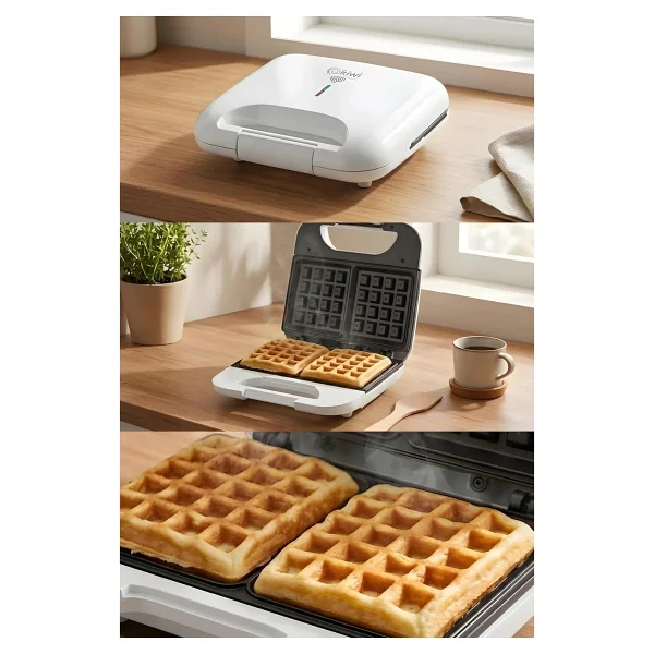 Kiwi Ksm-2405w 750 W Waffle Makinesi - Görsel 3