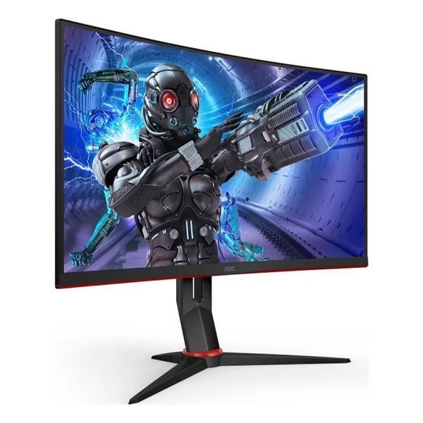 Aoc C27g2ze/Bk 27" 0.5 Ms Full HD Curved 240 Hz Oyuncu Monitörü - Görsel 2