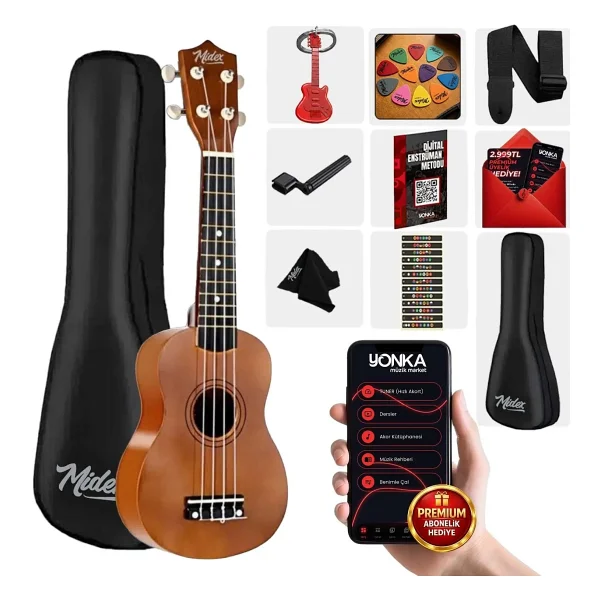 Midex Ukx-233m Maun Concert Ukulele - Görsel 9