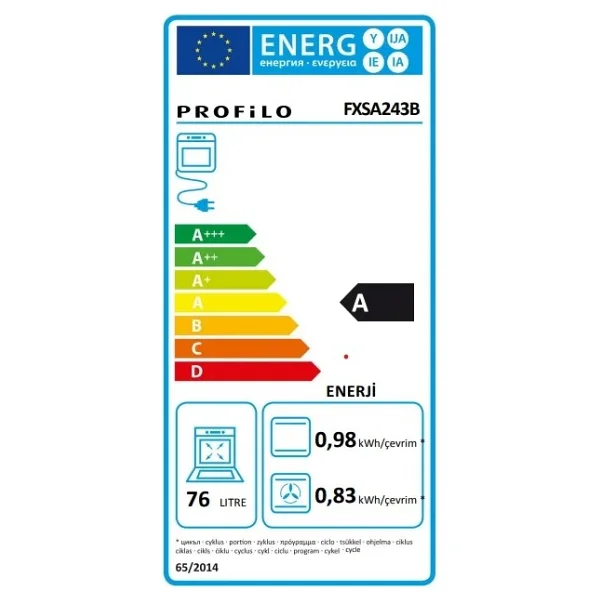 Profilo Beyaz XXL Fırınlı Buharlı Ankastre Set (Fxsa243b - Oe36p2p11d - Dvk6j429) - Görsel 5