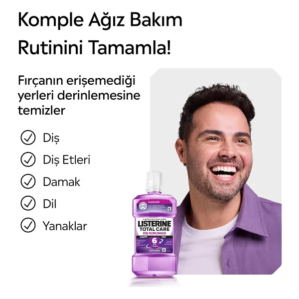 Listerine Total Care 500 Ml Gargara - Görsel 9