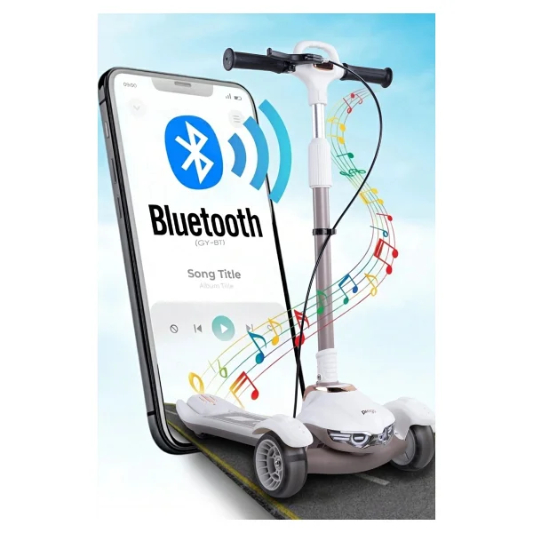Prego Veyron K-660 Işıklı 3 Tekerlekli Katlanabilir Çocuk Scooter - Görsel 6