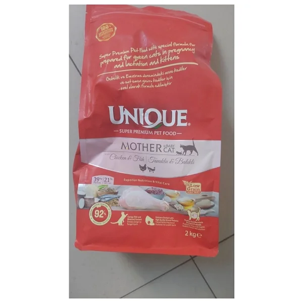 Unique Tavuklu Ve Balıklı 2 Kg Anne Ve Yavru Kedi Maması - Görsel 6