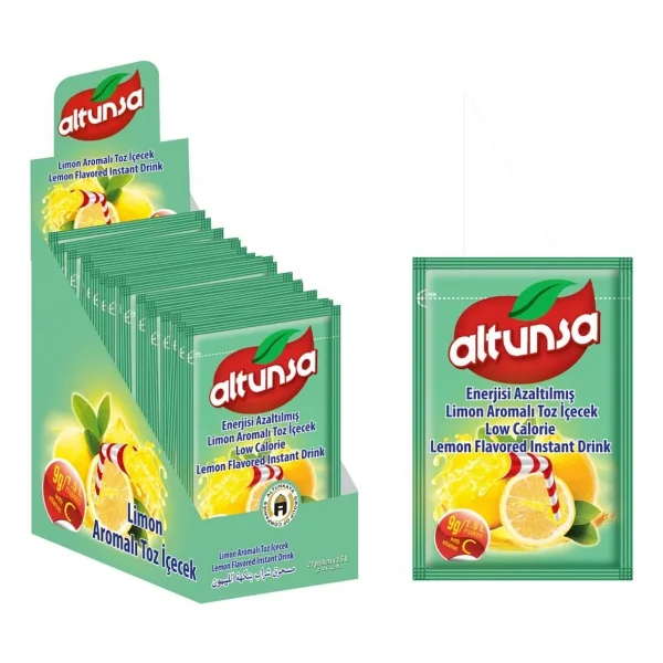 Altunsa Limon Aromalı Toz İçecek 9 Gr 24'lü - Görsel 3