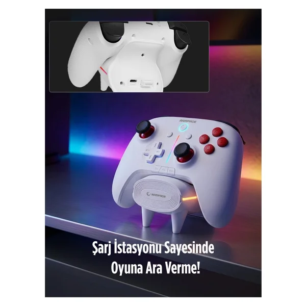 Rampage Hydra Pro Kablosuz PC Oyun Kolu - Görsel 10