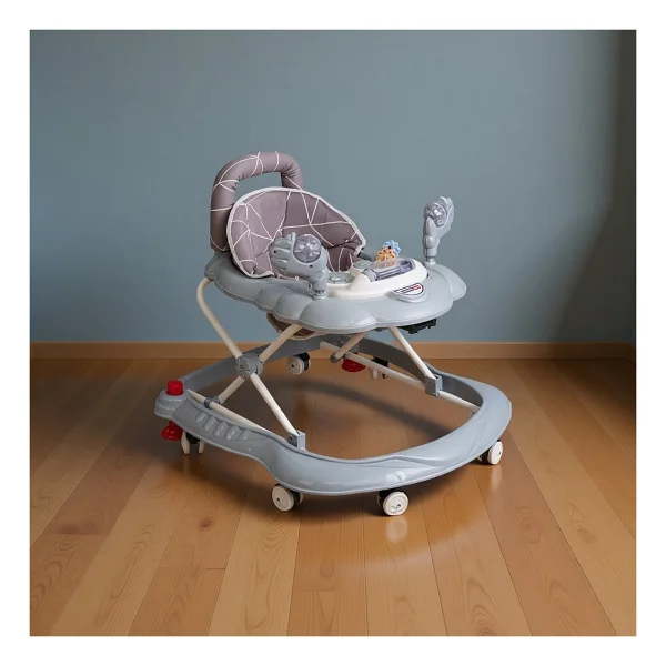Tommybaby İlk Adım Gri Müzikli Ve Oyuncaklı Yürüteç - Görsel 4