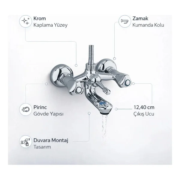 İtimat Alfa 204 Banyo Bataryası - Görsel 3