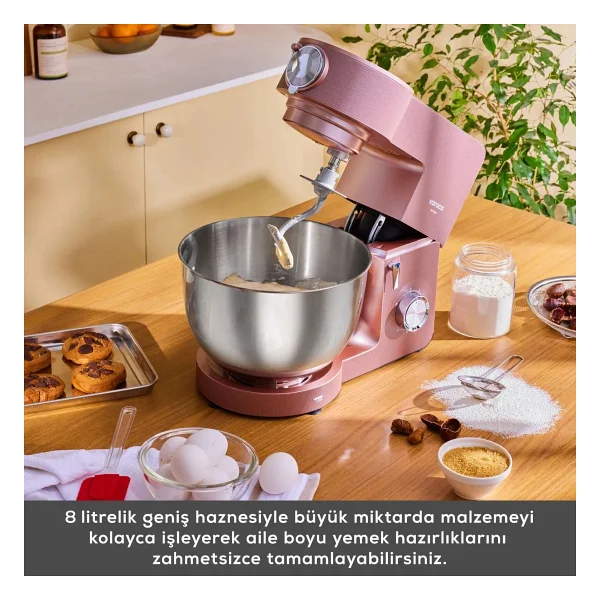 Karaca Multichef Ultra 8 Lt Rose Gold 2000 W Stand Mikser - Görsel 8