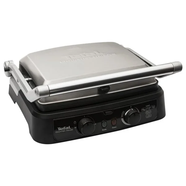 Tefal Zaman Ayarlı Ve 5 Kademeli Isı Kontrollü 2000w Çıkarılabilir Döküm Plakalı 6 Dilim Kapasiteli Paslanmaz Çelik Gövdeli Fırın Özellikli Tost Makinesi - Gri - Görsel 6