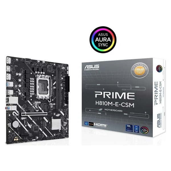Asus Prime H810m-E-Csm Intel Lga1851 DDR5 Micro Atx Anakart - Görsel 7