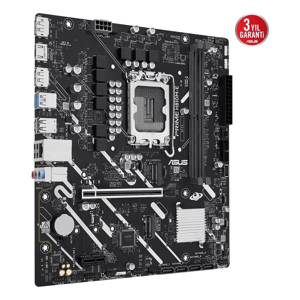 Asus Prime H810m-E-Csm Intel Lga1851 DDR5 Micro Atx Anakart - Görsel 9